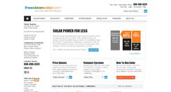 Desktop Screenshot of freecleansolar.com